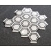 MOZAIKA GLAMOUR HEXAGON BLACK & WHITE DOSTĘPNA OD RĘKI    